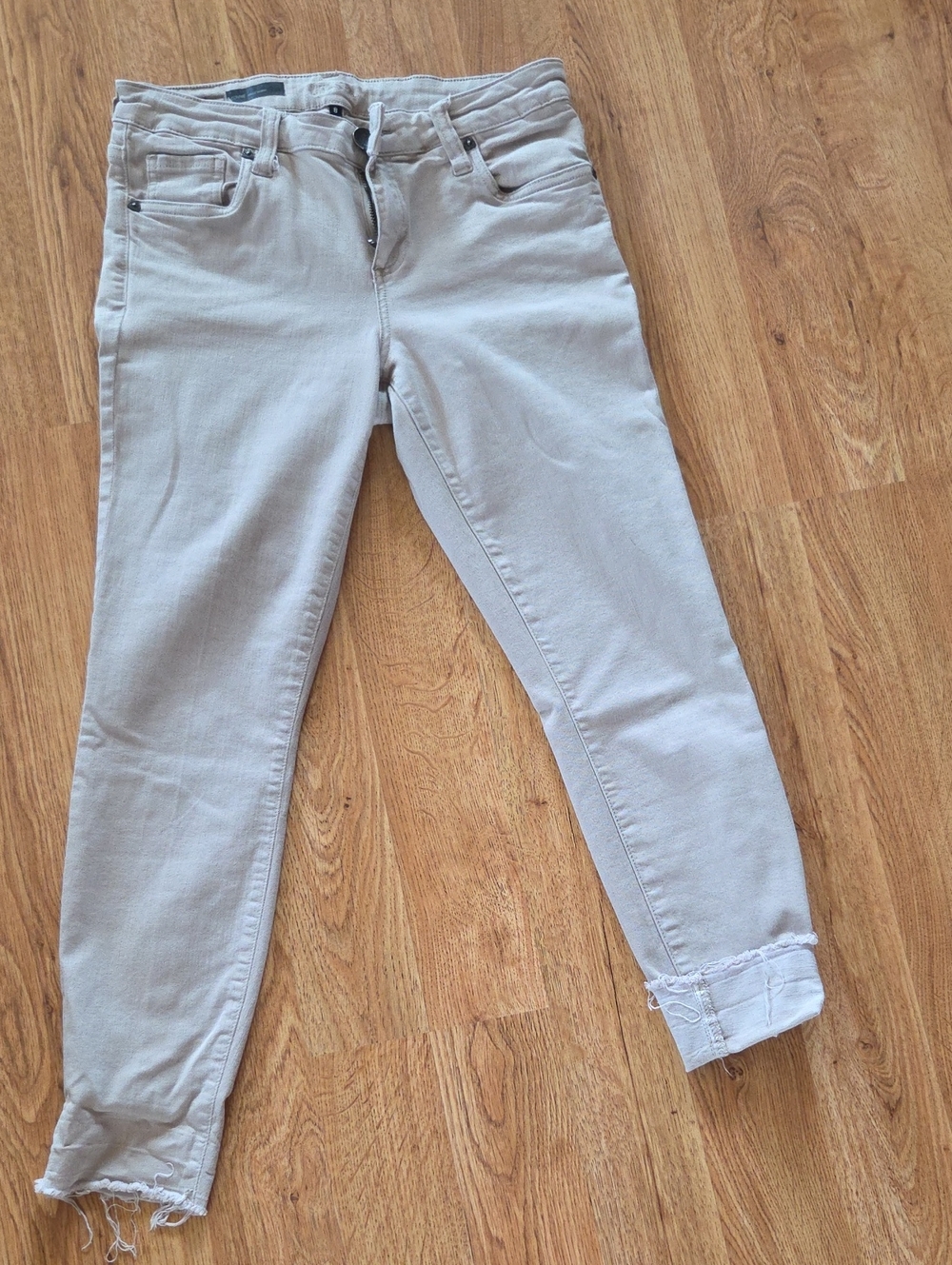 Kut from the Kloth Beige Casual Trousers Slight Stretch